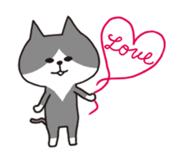 Lovey-dovey Dating, Dog and Cat. sticker #1112762