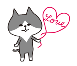 Lovey-dovey Dating, Dog and Cat. sticker #1112762