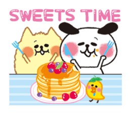 Lovey-dovey Dating, Dog and Cat. sticker #1112777