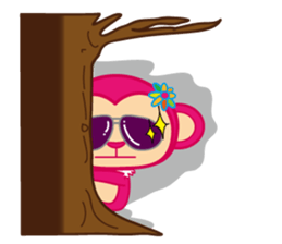 monnkichi & mokiko stiker sticker #1112820