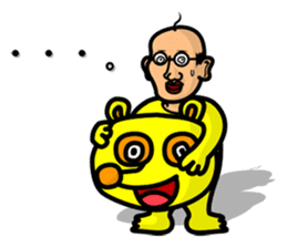 Friends with Tanukichi kun by akiraboy sticker #1112879