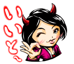 Hakata's girl Keiteen sticker #1113184