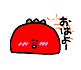 Inhabitants of the town greengrocer sticker #1113306