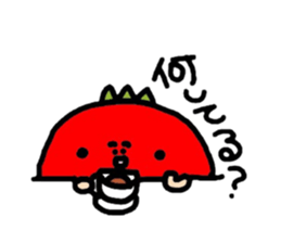 Inhabitants of the town greengrocer sticker #1113308