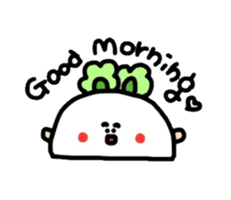 Inhabitants of the town greengrocer sticker #1113310