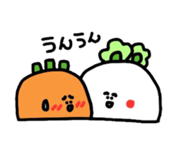 Inhabitants of the town greengrocer sticker #1113313