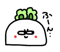 Inhabitants of the town greengrocer sticker #1113316