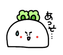 Inhabitants of the town greengrocer sticker #1113317