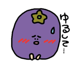 Inhabitants of the town greengrocer sticker #1113320