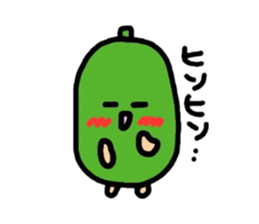 Inhabitants of the town greengrocer sticker #1113322