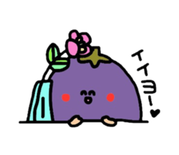 Inhabitants of the town greengrocer sticker #1113330