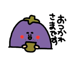 Inhabitants of the town greengrocer sticker #1113345