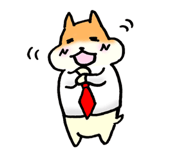 The corporate slave as hamster sticker #1113428