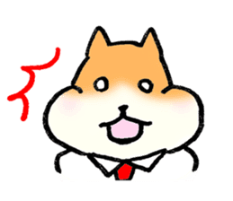 The corporate slave as hamster sticker #1113436