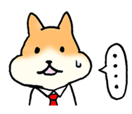 The corporate slave as hamster sticker #1113438