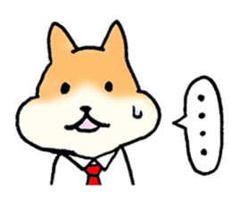 The corporate slave as hamster sticker #1113438