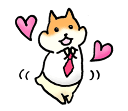 The corporate slave as hamster sticker #1113440