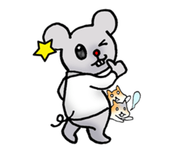 The corporate slave as hamster sticker #1113441