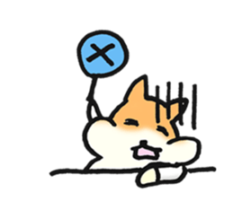 The corporate slave as hamster sticker #1113457