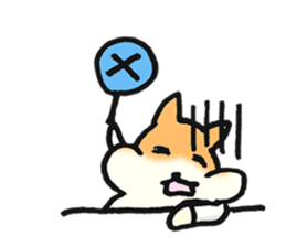 The corporate slave as hamster sticker #1113457