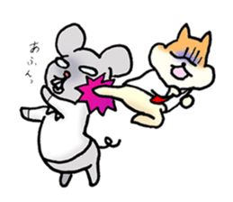 The corporate slave as hamster sticker #1113460