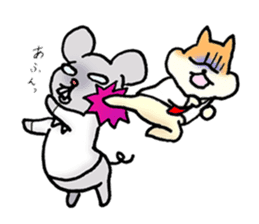 The corporate slave as hamster sticker #1113460