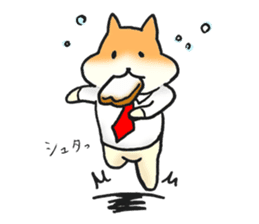 The corporate slave as hamster sticker #1113464