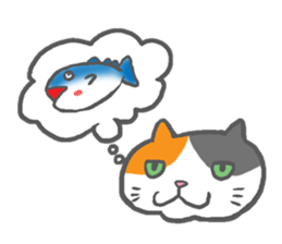 obentoh cat (maguro)mike sticker #1113479