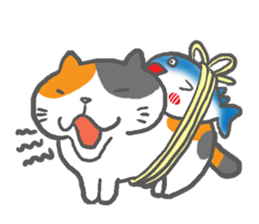 obentoh cat (maguro)mike sticker #1113482