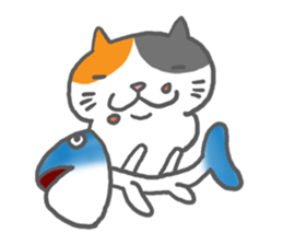 obentoh cat (maguro)mike sticker #1113489