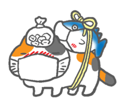 obentoh cat (maguro)mike sticker #1113493