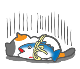 obentoh cat (maguro)mike sticker #1113496