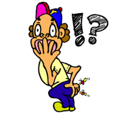 Picture diary of Mr. Yujiro cheeky! sticker #1113829