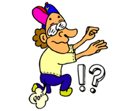 Picture diary of Mr. Yujiro cheeky! sticker #1113843