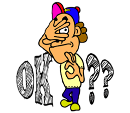 Picture diary of Mr. Yujiro cheeky! sticker #1113845