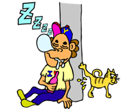 Picture diary of Mr. Yujiro cheeky! sticker #1113846