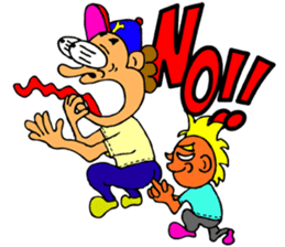 Picture diary of Mr. Yujiro cheeky! sticker #1113847