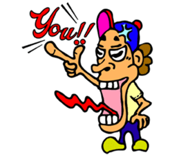 Picture diary of Mr. Yujiro cheeky! sticker #1113861