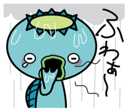 Dripping wet kappa Kawatarou sticker #1114243