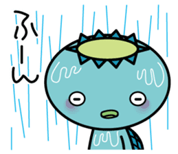 Dripping wet kappa Kawatarou sticker #1114253