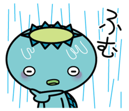 Dripping wet kappa Kawatarou sticker #1114255