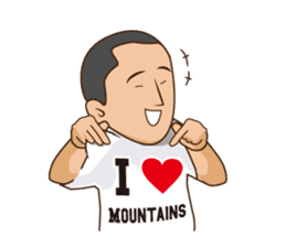 People Who Love Mountains sticker #1114303