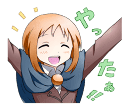 Girls witch school sticker #1114308