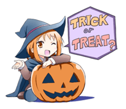 Girls witch school sticker #1114317