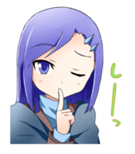 Girls witch school sticker #1114322