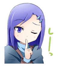 Girls witch school sticker #1114322