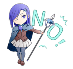 Girls witch school sticker #1114323