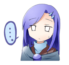 Girls witch school sticker #1114326