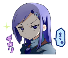 Girls witch school sticker #1114328