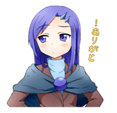 Girls witch school sticker #1114329